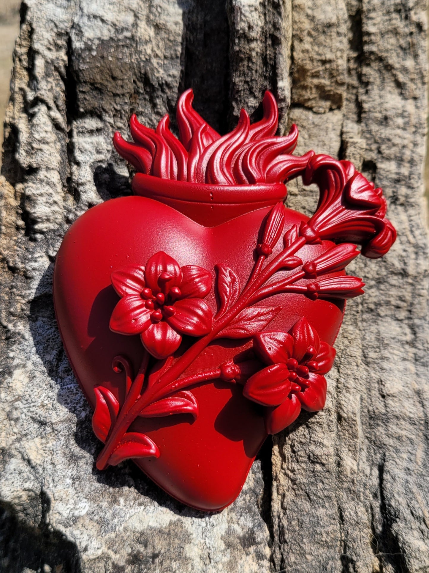 Castísimo Corazón de José UNICOLOR Rojo