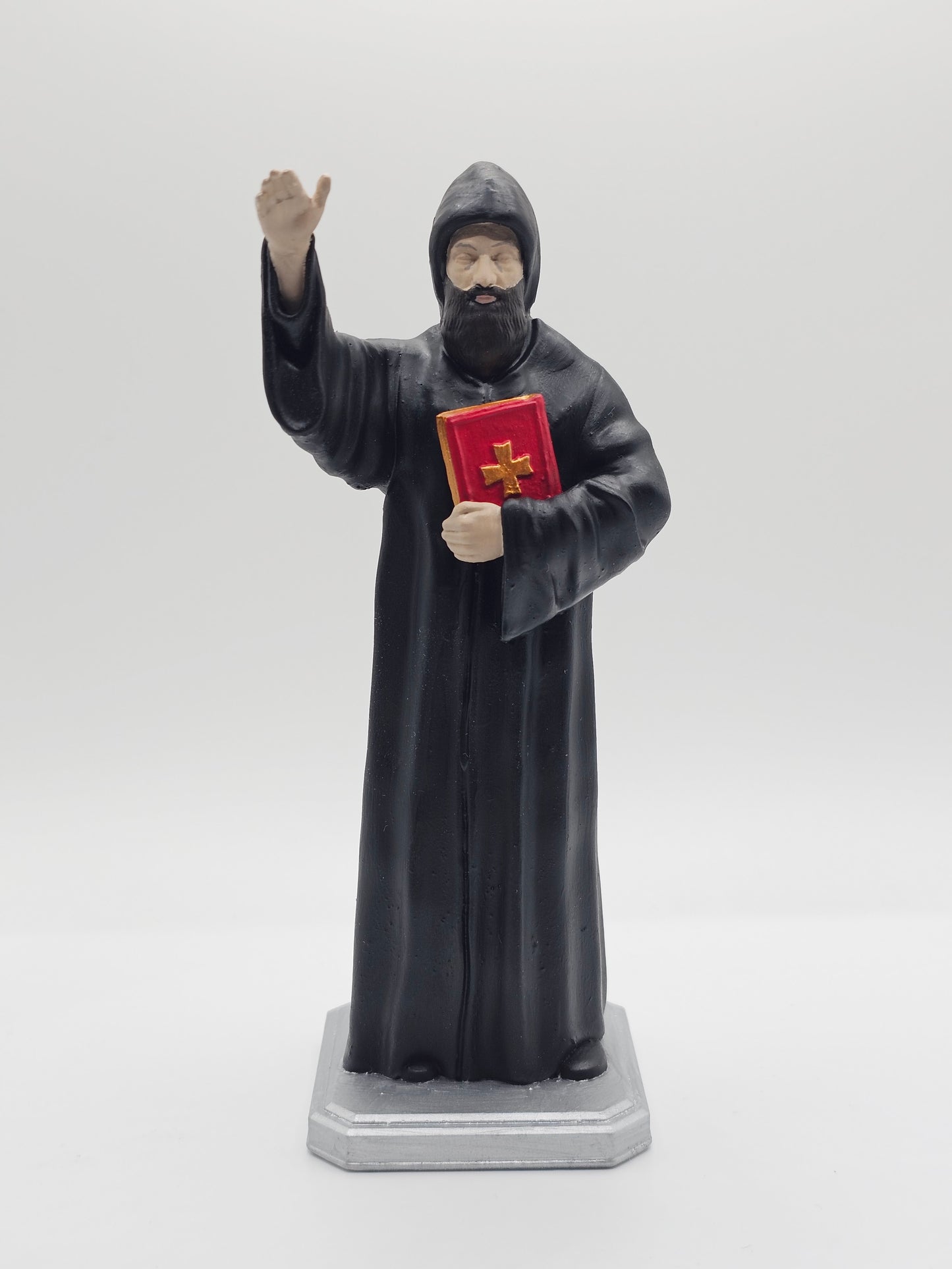 Estatuilla de San Charbel - Pintada a mano