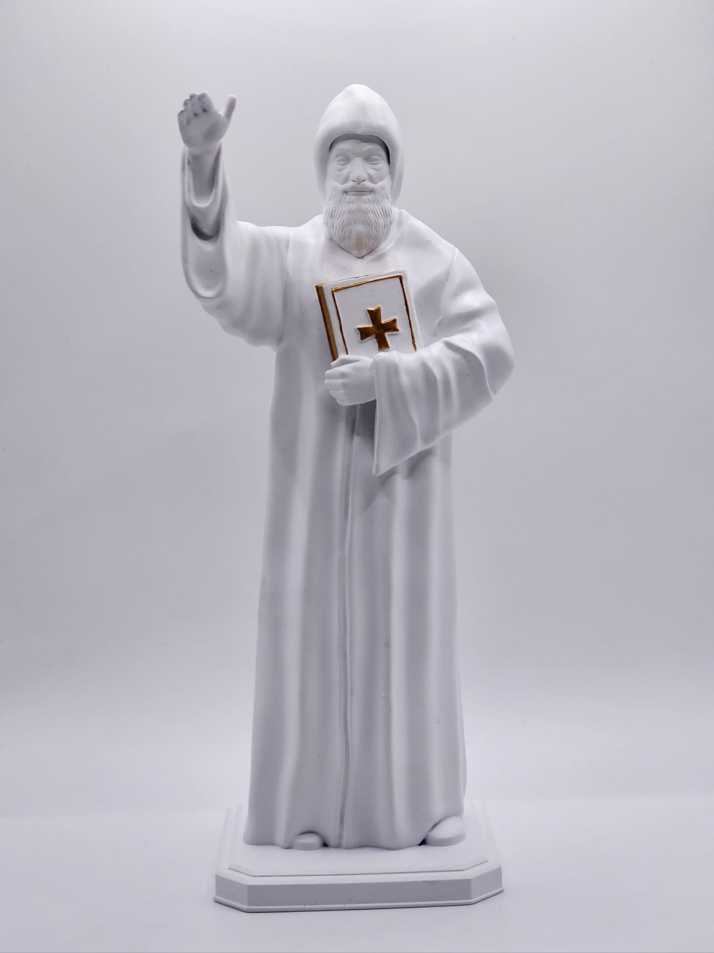 Estatuilla de San Charbel - Pintada a mano