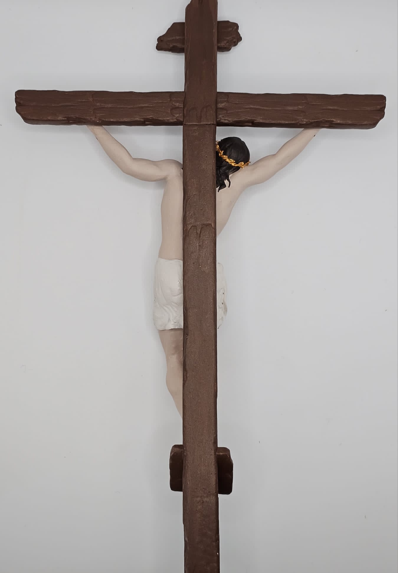 Hand painted crucifix 25 cm