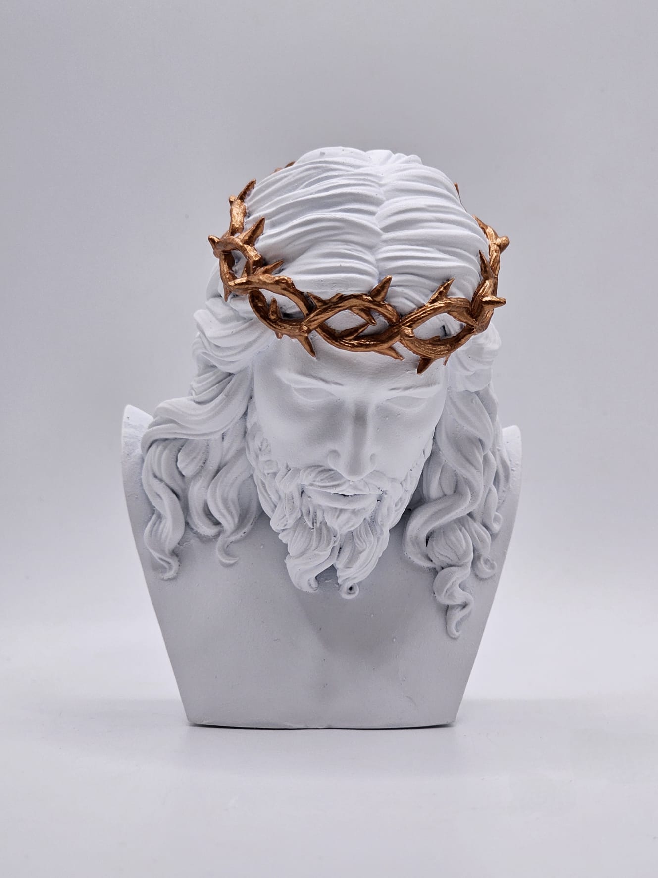 Busto de Jesucristo - Pintado a mano