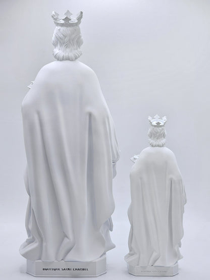 Statuette of Saint Louis - King of France, Hand Painted