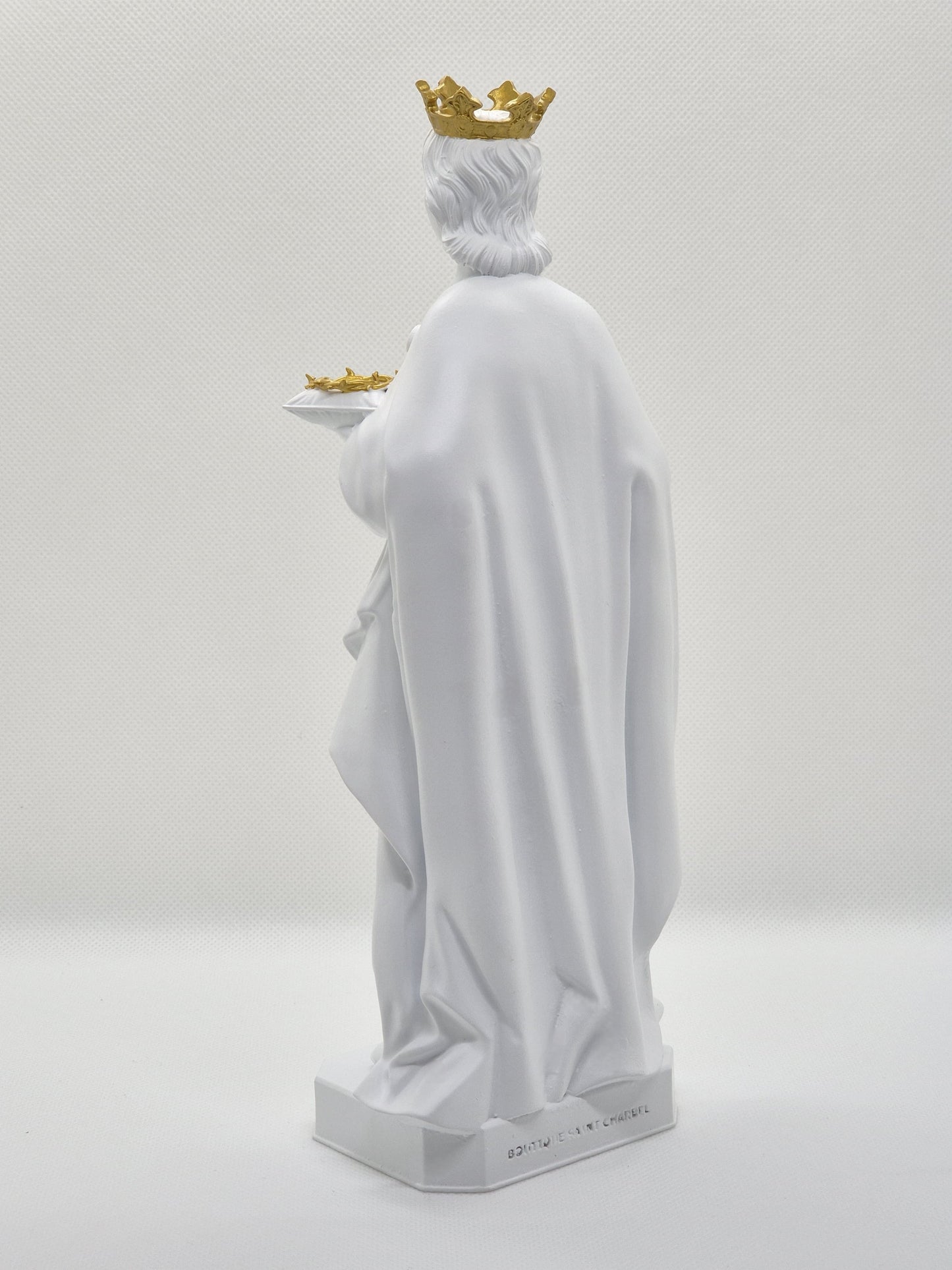 Statuette of Saint Louis - King of France, Hand Painted