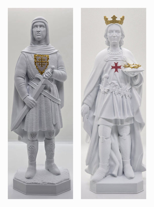 Pack - Rois Catholiques : Saint Louis & Baudouin IV - Peints à la Main